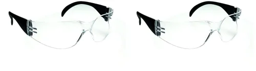 Vista 3 de Galeton 9303 Outlaw - Lentes de seguridad ligeras con lentes antiarañazos, lentes ámbar con varillas extra anchas, 1 unidad (Paquete de 1)