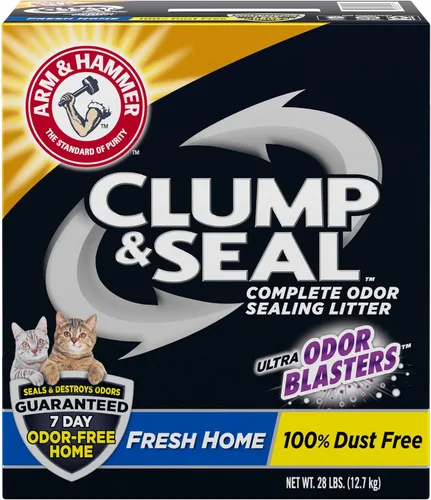 Vista 16 de ARM & HAMMER Clump & Seal - Arena para gatos, aroma fresco, 14 libras