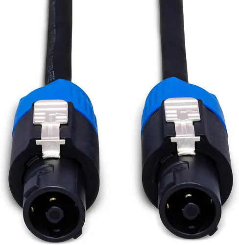 Vista 4 de Hosa SKT Pro 14 Gauge Altavoces Cables REAN speakOn - (30 pies) (negro)