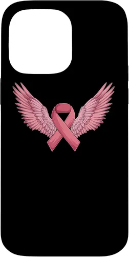 Vista 21 de Pink Ribbon Wings Breast Cancer Awareness Case for iPhone 17