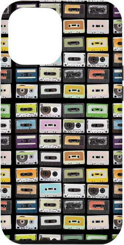 Vista 26 de Cassette Tapes Nostalgic Mixtape Music Graphic Case for iPhone 17