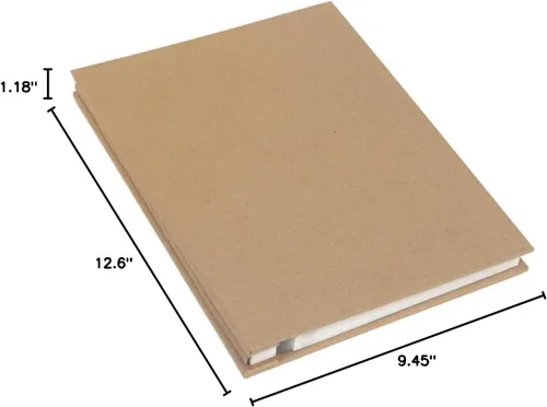 Vista 10 de DECHOUS Álbum de fotos autoadhesivo para álbumes de visitas, álbum de fotos en blanco, álbum de fotos de papel Kraft, álbumes de fotos, álbumes