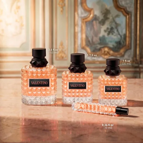 Vista 6 de Valentino Donna Born In Roma Coral Fantasy - Eau de Parfum Spray para mujer, 1.0 oz
