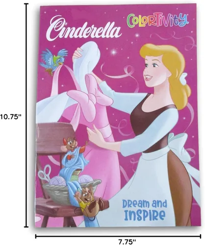 Vista 2 de Libro de actividades y colorear de Cenicienta - La portada varía - 64 páginas