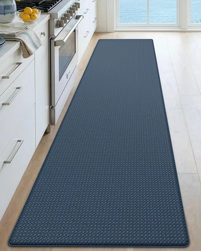 Vista 20 de DEXI Alfombrillas de Cocina Acolchadas Anti Fatiga, 17x59, Alfombra de Pasillo para Estar de Pie Impermeable, Espuma Viscoelástica Cómoda Acolchada
