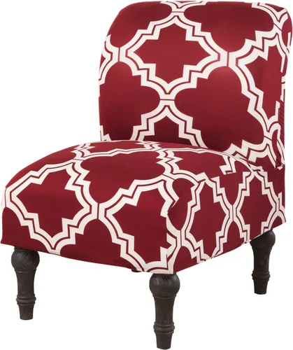 Vista 15 de JIAN YA NA Funda para silla decorativa sin brazos, funda elástica para silla sin brazos, fundas de terciopelo para sillas sin brazos, fundas Beige