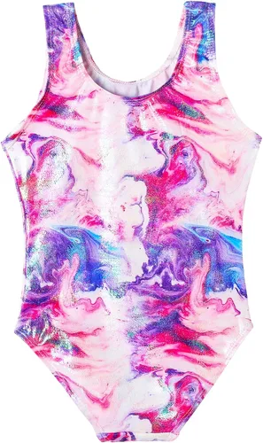 Vista 2 de QoozZ Leotardo de gimnasia con estampado para niñas