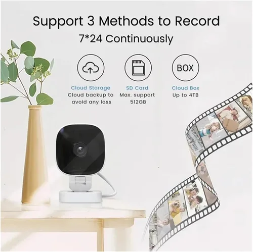 Vista 3 de Mini cámara de seguridad inalámbrica HD WiFi para el hogar