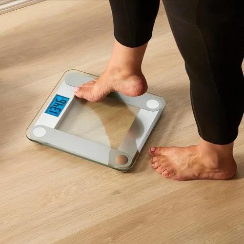 Vista 7 de EatSmart Balanza digital de precisión para baño, con visualizador iluminado extra grande