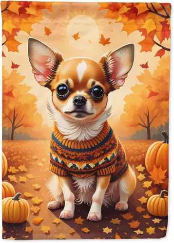 Vista 72 de Caroline's Treasures DAC1001GF Affenpinscher - Bandera decorativa para jardín de otoño, decoración para patio exterior, patio, parterres