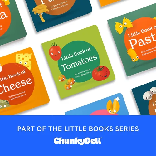 Vista 8 de Little Book of Tomatoes by Chunky Deli: A Clever Foodie Board Book for Babies and Toddlers, Unique Baby Shower Gift for New Parents Libro