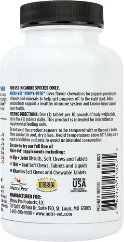 Vista 10 de Masticables multi-vitamínicos para perros Nutri-Vet, Perro