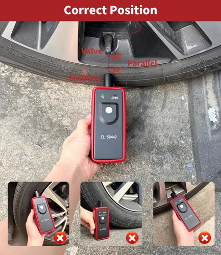 Vista 5 de Herramienta de reaprendizaje para Ford TPMS, FIRSTOOL EL-50449 TPMS, herramienta de reinicio del sensor de presión de neumáticos para Ford Lincoln
