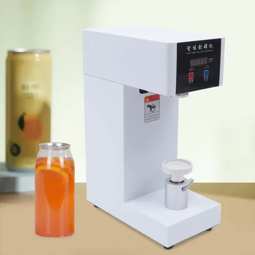 Vista 3 de Máquina selladora de latas comercial de 110 V Máquina selladora automática de latas para el hogar Máquina selladora de latas para boca de botella