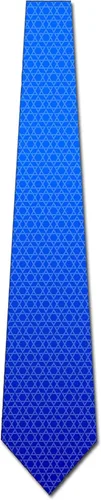 Vista 4 de Three Rooker Star of David Ties - Corbata religiosa para hombre
