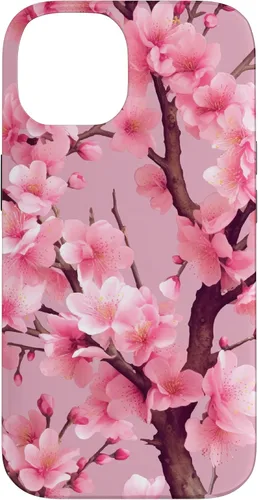 Vista 4 de Sakura Tree Japanese Funda para iPhone 17 con diseño de flores de cerezo rosa