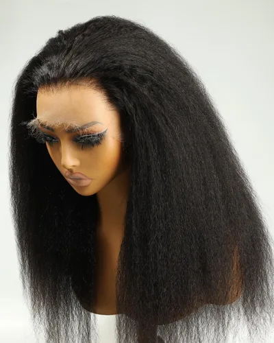 Vista 48 de BEEOS - Peluca frontal encaje HD 13x6 ondas corporales densidad 180% cabello humano nudos decolorados 18 pulgadas