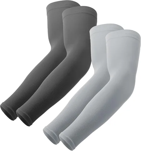 Vista 9 de OutdoorEssentials Mangas de brazo con protección solar UV, manga de compresión para brazos, mangas de brazo UV para hombres, mujeres, mangas