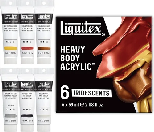 Vista 17 de Juego de 4 acrílicos Liquitex profesionales de cuerpo de pesado