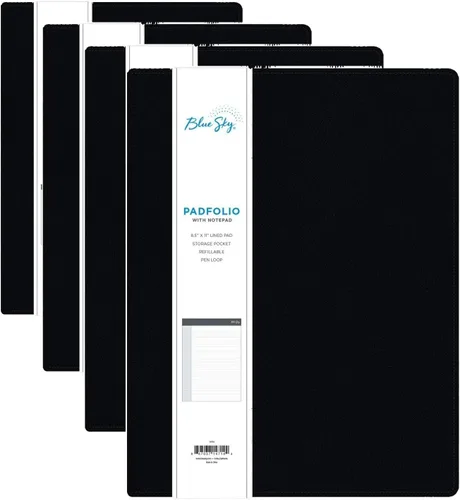 Vista 7 de Blue Sky Padfolio profesional: Cartera completa y organizador de documentos eficiente, accesorio de negocios ideal para profesionales modernos, 9.5