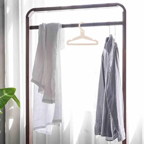 Vista 7 de SEWACC 5 perchas de madera de animales de dibujos animados para niños y niñas, organizador de armario premium para ropa de recién nacidos