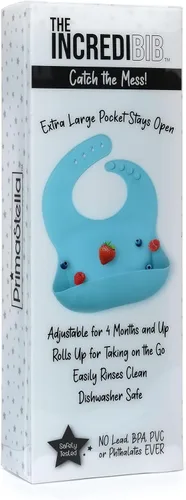 Vista 7 de PrimaStella Baberos de silicona para bebés – Babero suave ajustable impermeable para bebés y niños pequeños Sin BPA
