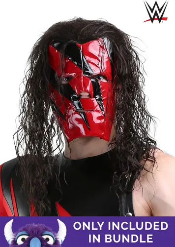 Vista 4 de Disfraz de Kane de lujo de WWE para hombre