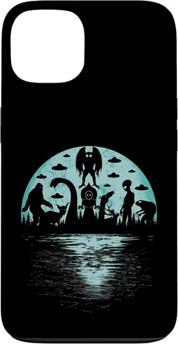 Vista 7 de Bigfoot Nessie Mothman and Aliens Cryptid Ovnis Cryptozoology - Carcasa para iPhone 17