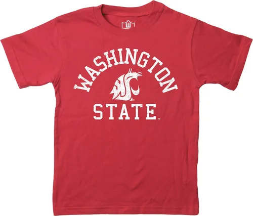 Vista 129 de Wes and Willy Camiseta de algodón orgánico de manga corta para niños de la NCAA