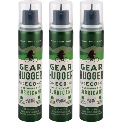 Vista 5 de Gear Hugger Lubricante, Desengrasante y Removedor de Óxido - Ecológico (11 oz, Paquete de 3), Lubricante en Aerosol para Puerta de Garaje, Limpiador