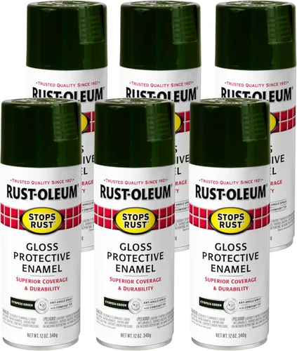 Vista 95 de Rust-Oleum 7776830 - Pintura en aerosol para prevención del óxido, 12 onzas, negro plano