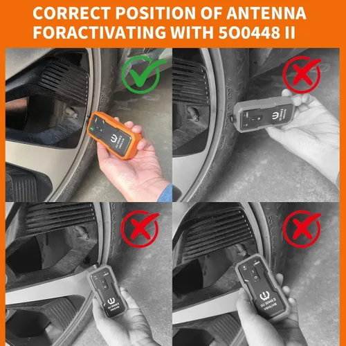 Vista 6 de Herramienta de reaprendizaje TPMS para sensor de neumáticos GM, versión mejorada EL-50448, herramienta de reinicio de activación del sistema