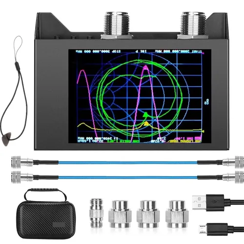 Vista 2 de Network Analyzer, Vector Network Analyzer 4.0 Inch Screen 50kHz-3GHz NanoVNA