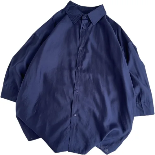 Vista 4 de Camisas occidentales para hombre, manga larga, con solapa bordada, color negro, vestido de festival para hombres, ropa vaquera, ropa floral