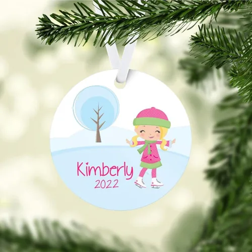 Vista 21 de Touber Adorno de Navidad personalizado para niños, adorno personalizado de recuerdo de ballet de bailarina
