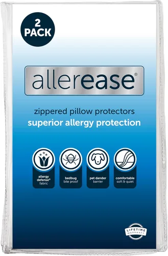 Vista 7 de Aller-Ease - Protectores de almohada contra alergenos y chinches.