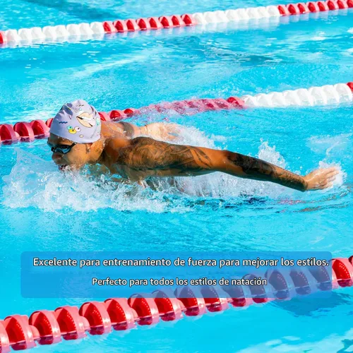 Vista 4 de Sporti Silicone Webbed Aquatic Gloves, Training Gear for Water Aerobics Silicona - Negro
