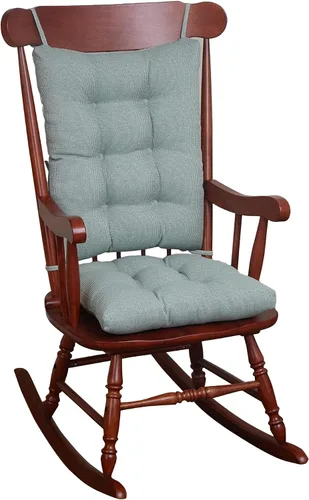 Vista 27 de Klear Vu The Gripper - Juego de cojines antideslizantes para silla mecedora con acolchado grueso, incluye almohadilla de asiento y almohada