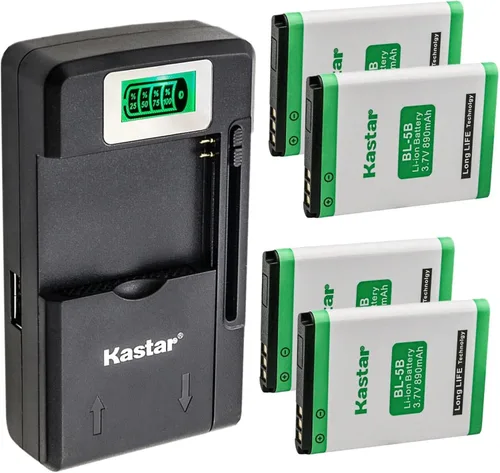 Vista 9 de Kastar BL-5B Smart LCD Cargador Reemplazo para VIVITAR DVR-850W DVR850W ViviCam 8225 ViviCam V8225 ViviCam T328 VT328 ViviCam 8027 V8027, iBaby Q9