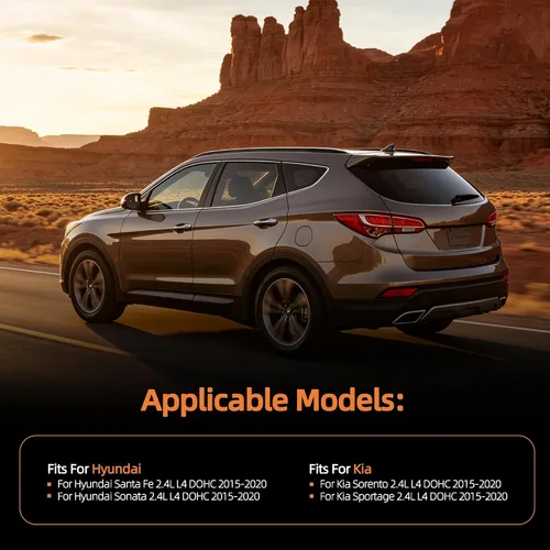 Vista 2 de Juego de juntas de culata de motor, compatible con Hyundai Santa Fe 2017-2020, compatible con Hyundai Sonata 2015-2019, compatible con Kia Sorento
