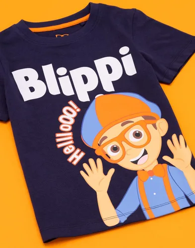 Vista 3 de Blippi Camiseta de manga corta para niños y niños pequeños