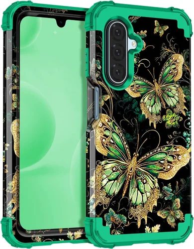 Vista 27 de Casetego Funda para Galaxy A16 5G, Tres Capas de Alta Resistencia Robusta a Prueba de Golpes, Protección Completa Rugosa de PC Duro + Parachoques