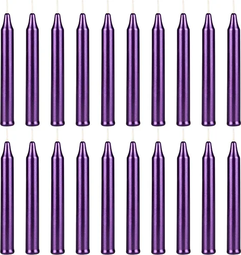 Vista 8 de Mega Candles Mini vela de hechizo con carillón cónico, 20 unidades, 4 x 1/2 Surtido