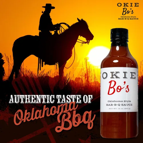 Vista 3 de OkieBo's Habanero BBQ Sauce – Auténtico estilo Oklahoma, ideal para cerdo, costillas, pechuga, salmón, pollo y más – condimento premium