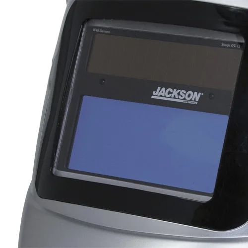Vista 5 de Jackson Safety WH40 - Casco con filtro de oscurecimiento automático variable con energía solar, sombra 9-13, gris, tamaño universal (caja de 4)