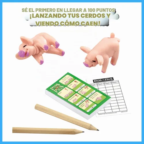 Vista 7 de Pass the Pigs Juego de dados