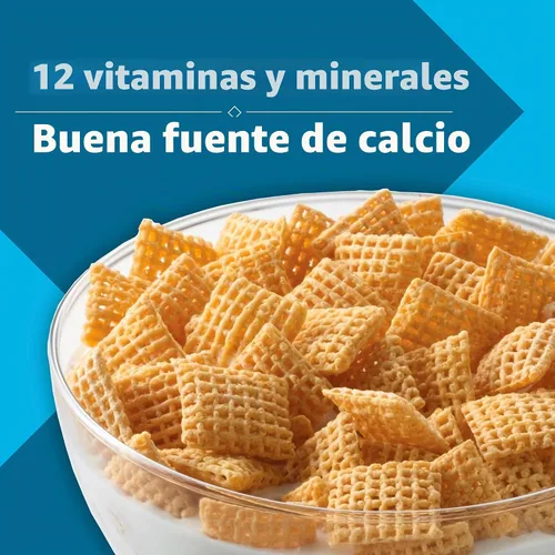 Vista 4 de Rice Chex - Cereal de desayuno sin gluten, ingrediente casero Chex Mix, tamaño familiar, 18 onzas