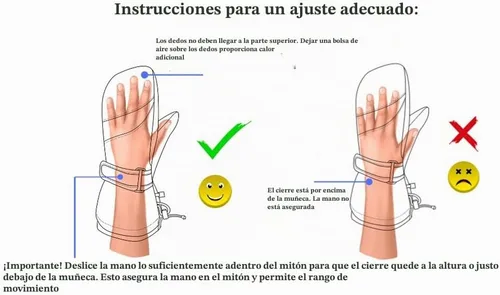 Vista 3 de Zelda Matilda - Mitones impermeables de invierno para niños pequeños y bebés, aislación de 3M Thinsulate 100G Negro
