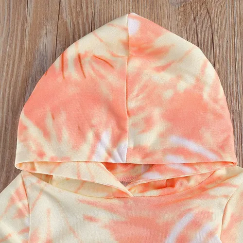 Vista 6 de Covvoliy Ropa de otoño e invierno para bebé niña, sudadera con capucha y pantalones con estampado de leopardo, 2 piezas