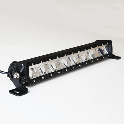 Vista 2 de Barra de luz LED individual de 38 pulgadas, delgada de una sola fila, haz de luz de conducción todoterreno antiniebla luces de trabajo para camión